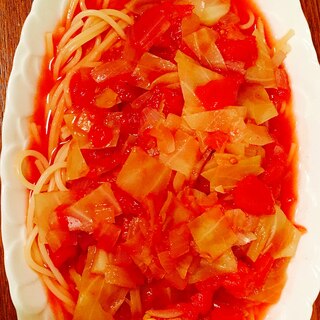 野菜たっぷりのトマトスープパスタ